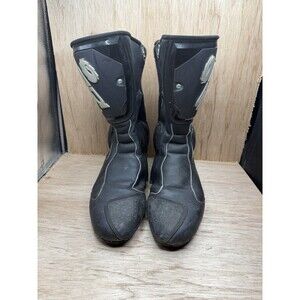 Sidi Motorcycle Boots Used Black Leather Motorcycle Boots EU47 US12.5